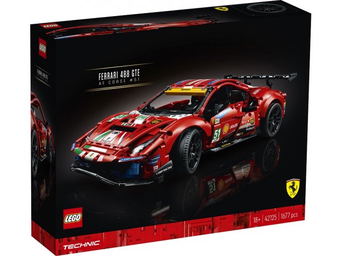 LEGO Technic 42125 Ferrari 488 GTE „AF Corse #51”