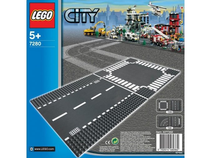 LEGO City 7280 Rovná silnice a křižovatka