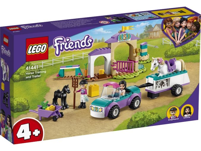 LEGO Friends 41441 Auto s přívěsem a výcvik koníka