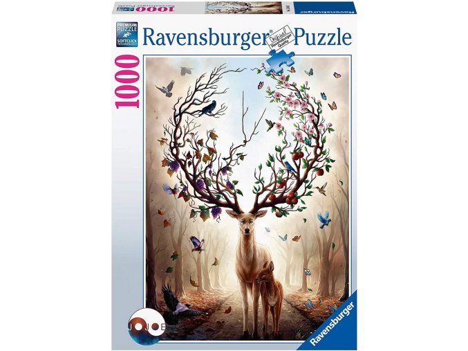 Ravensburger puzzle Bájný jelen 1000 dílků