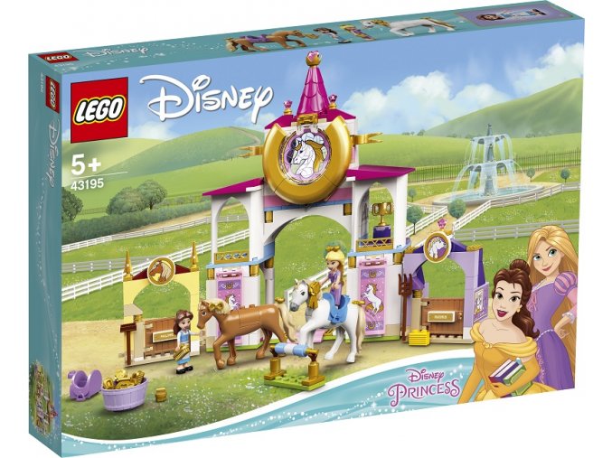 LEGO Disney Princezny 43195 Královské stáje Krásky a Lociky