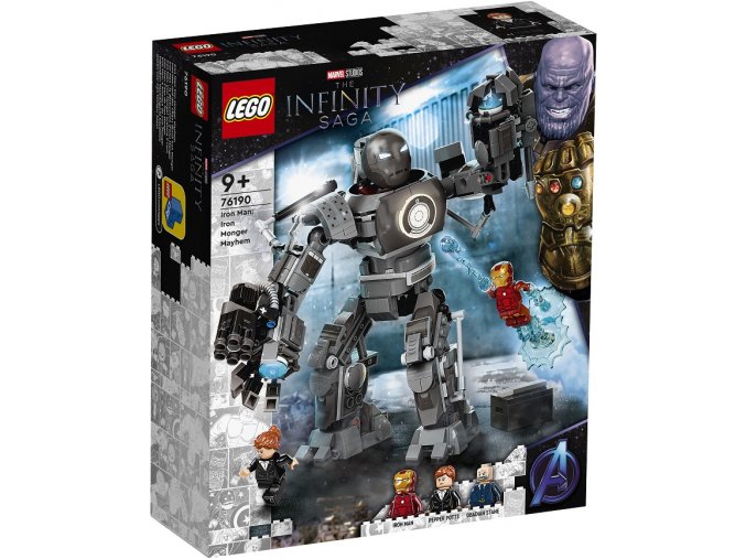 LEGO Super Heroes 76190 Iron Man: běsnění Iron Mongera