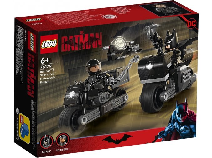 LEGO DC BATMAN™ 76179 Honička na motorce Batmana a Seliny Kyle