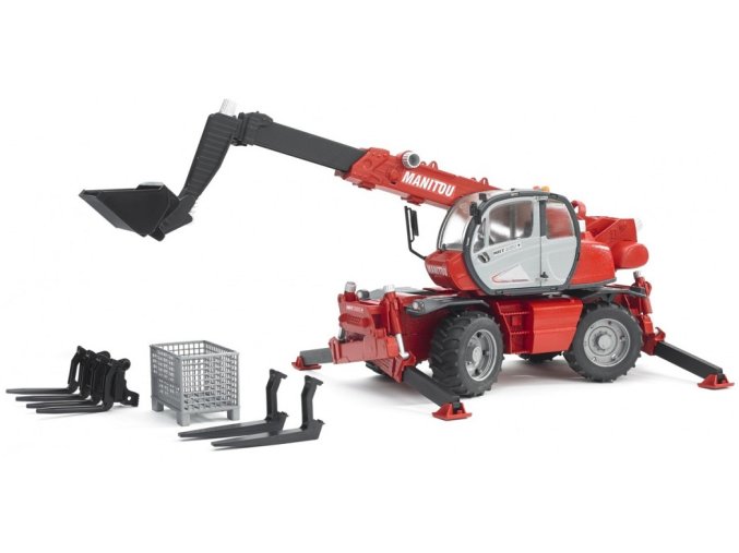 BRUDER 2129 Manitou teleskopický nakladač