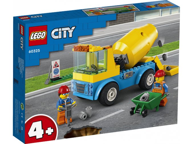 LEGO® City 60325 Náklaďák s míchačkou na beton