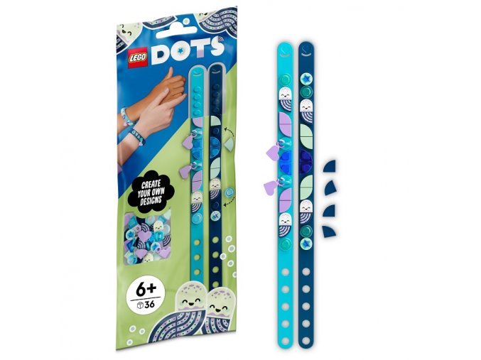 LEGO® DOTS 41942 Náramky s ozdobami – v hlubinách oceánů