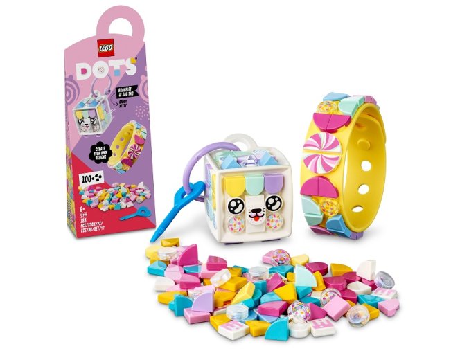 LEGO® DOTS 41944 Sladké koťátko – náramek & ozdoba na tašku