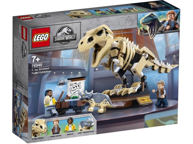 LEGO® Jurassic World™ 76940 Výstava fosílií T-rexe