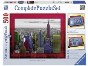 puzzle New York Panerama 500d Kompletni set Ravensburger 1