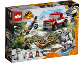 LEGO® Jurassic World 76946 Odchyt velociraptorů Blue a Bety