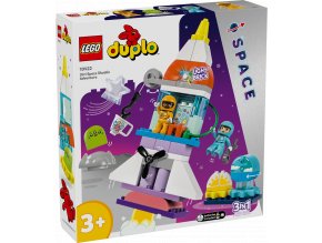 LEGO® DUPLO® 10422 Vesmírné dobrodružství s raketoplánem 3 v 1