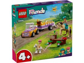 LEGO® Friends 42634 Přívěs s koněm a poníkem