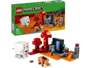 LEGO® Minecraft® 21255 Přepadení v portálu do Netheru