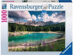 Ravensburger puzzle Jezero v Dolomitech 1000 dílků
