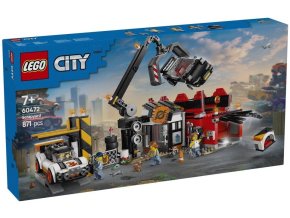 LEGO® CITY 60472 Vrakoviště s auty