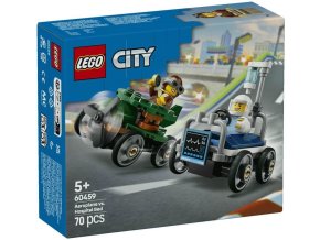 LEGO® City 60459 Závodní balíček: Letadlo vs. nemocniční lůžko
