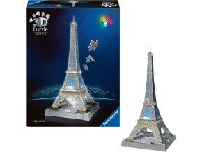 Ravensburger 3D puzzle Iconics: Eiffelova věž, LED