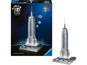 Ravensburger 3D puzzle Iconics: Empire State Building, LED