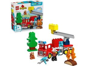LEGO® DUPLO® 10473 Hasičské auto s hadicí a hasičem