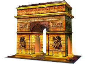 Ravensburger 3D puzzle Noční edice Vítězný oblouk 216 dílků