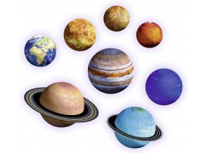 Ravensburger 3D Puzzle - Planetární soustava - 522 dílků