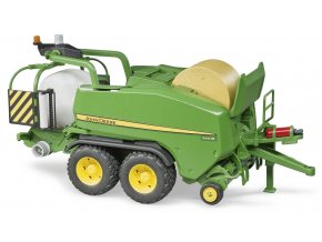 BRUDER 2032 John Deere Lis na balíky s obalovačem