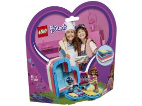 LEGO Friends 41387 Olivia a letní srdcová krabička