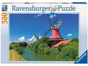 puzzle Větrný mlýn 500d, Ravensburger