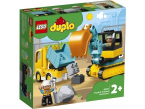 LEGO DUPLO 10931 Náklaďák a pásový bagr