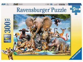 Ravensburger puzzle Afričtí přátelé XXL 300 dílků