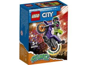 LEGO City 60296 Kaskadérská wheelie motorka