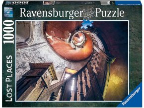 Ravensburger puzzle Ztracená místa: Točité schodiště 1000 dílků