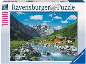 Ravensburger puzzle Rakouské hory 1000 dílků