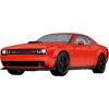 Ravensburger 3D puzzle Dodge Challenger červený 108 dílků