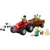 LEGO® CITY 60461 Červený traktor s přívěsem a ovcemi