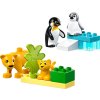 LEGO® DUPLO® 10442 Rodinky divokých zvířat: Tučňáci a lvi