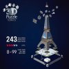Ravensburger 3D puzzle Iconics: Eiffelova věž, LED