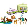 LEGO® Friends 42695 Přívěs s koněm a hříbětem