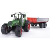 BRUDER 2104 Traktor Fendt Farmer 209S s přívěsem2