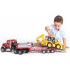 BRUDER 2813 MACK GRANIT návěs a bagr JCB 4CX