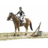 BRUDER 62505 Bworld Jezdecký set - kůň, žena a příslušenství