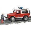 BRUDER 2596 Land Rover Defender Hasiči s figurkou hasiče4