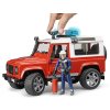 BRUDER 2596 Land Rover Defender Hasiči s figurkou hasiče3