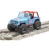 BRUDER 2541 Závodní Jeep Cross Country modrý se závodníkem5