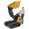 BRUDER Bworld 62004 Pasovy prepravnik JCB s figurkou 3