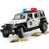 BRUDER 2526 Jeep Wrangler Rubicon Policie s figurkou 3