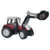 BRUDER 2088 Traktor Steyr s celnim nakladacem a valnikem 2