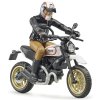 Bruder 63051 Ducati Scrambler Desert Sled s řidičem