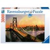 puzzle San Francisco v noci 3000d, Ravensburger