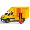 BRUDER 2534 MB Sprinter DHL s paletovým vozíkem1